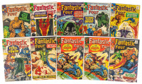FANTASTIC FOUR Nos. 51, 54, 57, 58, 59, 60, 61, 62, 62, 63 * Lot of Ten Comics