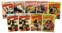 CHARLES STARRETT as the DURANGO KID Nos. 1, 6, 7, 8, 9, 10 (2 Copies), 12, 15 * Lot of Nine Comics * Frazetta Art