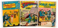 DETECTIVE COMICS No. 207 * SUPERMAN No. 89 * WORLD'S FINEST No. 70 * Lot of Three Comics
