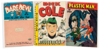 DAREDEVIL (Lev Gleason) No. 83 * DICK COLE No. 1 * PLASTIC MAN No. 46 * Lot of Three Comics