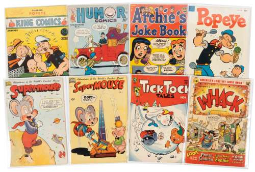 ARCHIE, POPEYE, SUPERMOUSE and More * Lot of Eight Humor Comics