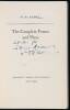 The Complete Poems and Plays - Inscribed and with a TLS - 2