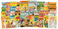 DONALD DUCK and MICKEY MOUSE * Lot of Approx. 90 Dell Comics * Carl Barks Art