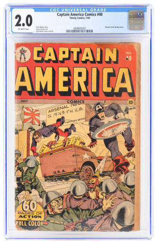 CAPTAIN AMERICA COMICS No. 40