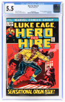 HERO FOR HIRE No. 1 * Origin and 1st appearance of LUKE CAGE