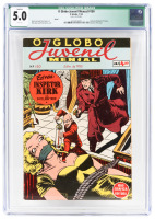 JUVENIL MENSAL No. 150 * Brazilian MANHUNT NO. 14 * Hypodermic Needle Cover * Only Graded Copy