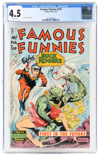 FAMOUS FUNNIES No. 210 * FRAZETTA Cover