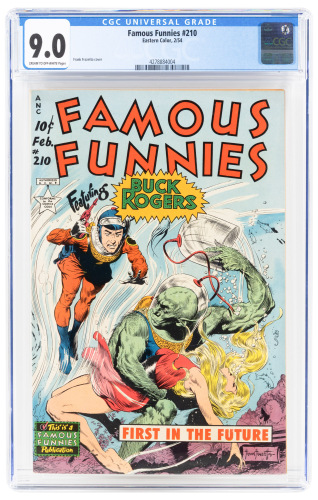 FAMOUS FUNNIES No. 210 * FRAZETTA Cover