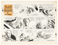 [Original Comic Art] MAC RABOY * FLASH GORDON Comic Strip, October 30, 1955