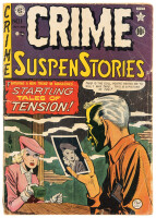 CRIME SUSPENSTORIES No. 1 * First State Variant * Burns Brothers Undercopy