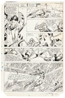[Original Comic Art ] GEORGE PEREZ and MIKE ESPOSITO * AVENGERS No. 202, Page 17 * SIGNED by GEORGE PEREZ