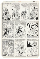 [Original Comic Art ] SAL BUSCEMA and MIKE ESPOSITO * MARVEL TEAM-UP No. 130, Page 26 * Spider-Man, Vision, Scarlet Witch