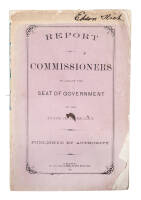 Report of Commissioners to Locate the Seat of Government of the State of Nebraska