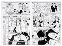 [Original Comic Art] HOWARD CHAYKIN * POWER & GLORY No. 1, Pages 7 and 8 * Two Pages
