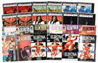 HEAVY METAL No. 1 and Other Comic-Art Magazines [plus] SIN CITY, ELEKTRA: ASSASSIN, and Other Frank Miller Comics * Lot of 98 Comics and Mags