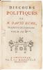 Discours politiques de Mr. David Hume, Traduits de L'Anglois par Mr. De M - 2