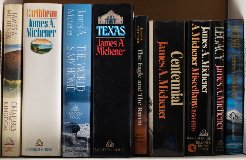 Nine works by James A. Michener
