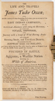The Life and Travels of James Tudor Owen; who... gives an account of his... East Indian campaign... is wounded in battle, and taken by the Agiguans, a warlike nation inhabiting the wilds of America...