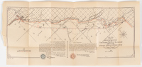 Four plans of Northern Pacific Railroad tracks and stations in the Yakima Reservation in Washington Territory