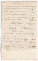 Guardian account for Apple and Sophia Landrum kept by Francis Landrum, with reference to hiring and sale of slaves they owned