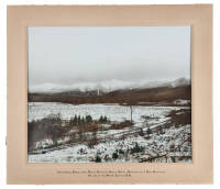 Original photograph of the Presidential Range on the Line of the Maine Central R.R.