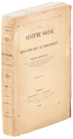 Du Syst&egrave;me social et des lois qui le r&eacute;gissent