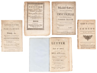 Five seventeenth and eighteenth century pamphlets
