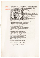 Bifolium from Keats' Poems