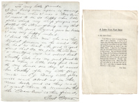 Holograph manuscript of Fred Stone's introduction to 1920 edition of Wizard of Oz