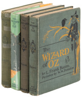 Four later printings of The New Wizard of Oz