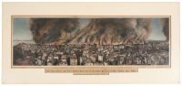 Destruction of San Francisco by Earthquake and Fire, April 18th, 1906: Every building shown in the above picture was destroyed by the Great Fire