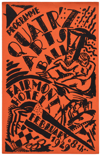 Quatr'z Arts Ball program