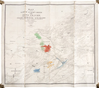 Map of Portions of Lower Clear Creek and Gilpin Counties Showing Mining Claims in the Vicinity of Idaho Springs, Colorado...