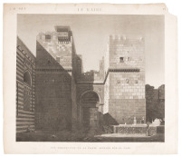 Le Kaire: Vue perspective de la porte appell&eacute;e Bab El Nasr