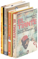 Four signed books about the Boston Red Sox