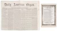 Parody ballad of the Know Nothing secret society, and a short-lived newspaper published after it went public as the American Party