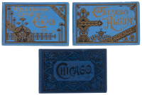 Three view albums of the Chicago World's Fair in 1893