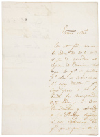 Manuscript letter signed by Mariano Varecino addressed to Teniente General Pedro Celestino Negrete