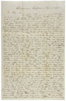 Autograph Letter signed by John Gibb, written from San Francisco in 1848 to D.M. Woods in Tennessee