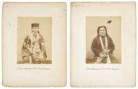 Two albumen prints from Prince Roland Bonaparte's Collection anthropologique