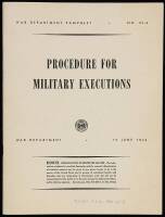 Procedure for Military Executions