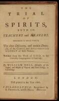 The Trial of Spirits, Both in Teachers and Hearers. Wherein is Held Forth the clear Discovery, and certain Downfall, of the Carnal and Anti-Christian Clergy of these Nations. Testified from the Word of God, to the University Congregation in Cambridge