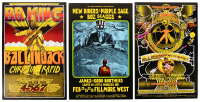 Four Bill Graham Presents in San Francisco posters: January-April, 1971