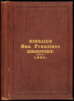 The San Francisco City Directory...September 1, 1850
