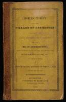 A Directory for the Village of Rochester, Containing the Names, Residence and Occupations of all Male Inhabitants Over Fifteen Years of Age, In Said Village, on the First of January, 1827. To Which is Added a Sketch of the History of the Village, From 181