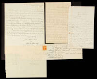 Archive of approx. 27 A.L.s. from various locales in Idaho Territory, and a few Montana Territory, to Corbett, Failing Co. or its principals.