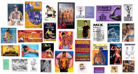 Nearly 200 queer club, dance, and sex advertising cards