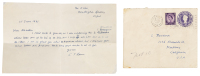 C.S. Lewis handwritten letter, 1961