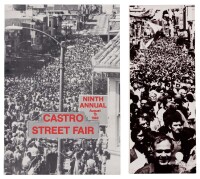Castro Street Fair Program, 1982 [with] Promotional brochure
