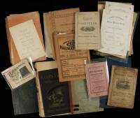 Lot of approx. 45 booklets, pamphlets, flyers, leaflets, programs, etc., from Oregon (& 1 Idaho)